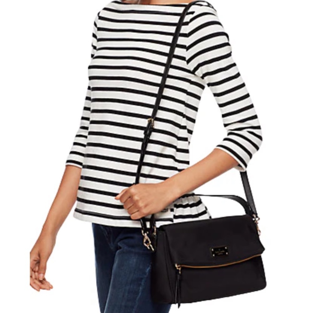 Kate Spade Nylon Black Crossbody Bag